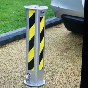 heavy duty square telescopic bollard